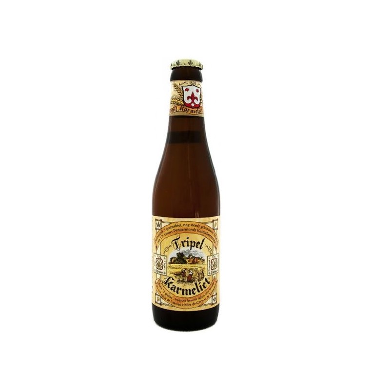 KARMELIET 33CL 3.6 - La Triple Karmeliet 8.4°, une bière Belge de type Ale Blonde Forte dotée d'une robe d'un blond pâle et tran