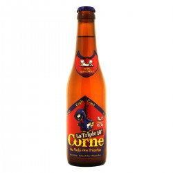 LA CORNE DU BOIS DES PENDUS TRIPLE AMBREE 33CL 3.9 - Une bière blonde Belge Triple très puissante et parfumée !
