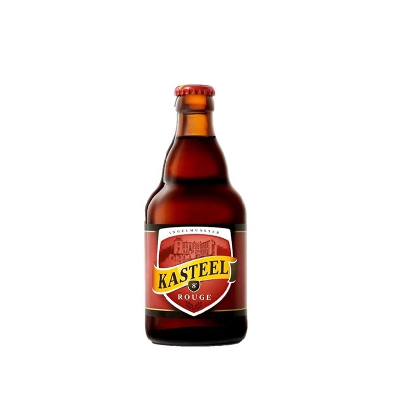 KASTEEL ROUGE 33CL 3.3 - La Kasteel Rouge 8° est un mélange unique de Kasteel Donker et de liqueur de cerises!