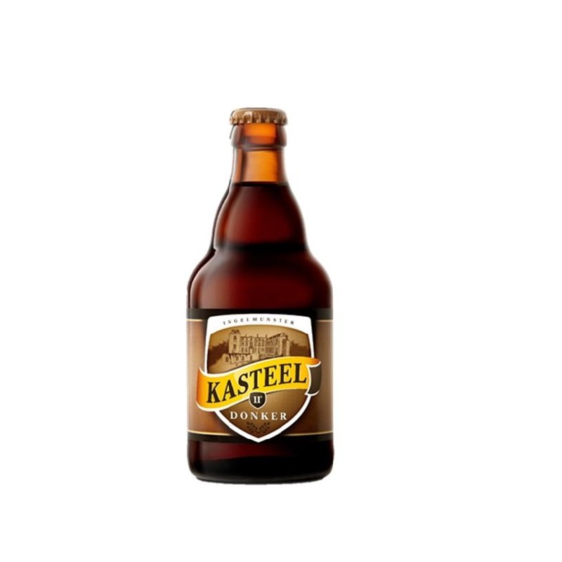 KASTEEL DONKER BRUNE 33CL 3.5 - Bière belge de type ‘quadruple’ titrée à 11°, cette brune forte hésite entre amertume et douceur