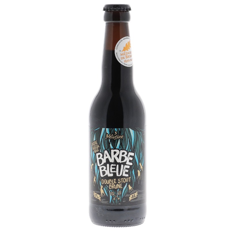 BARBE BLEUE 33CL 3.7 - Une belle bière brune, aromatisée avec de l'anis et de l'alchemille