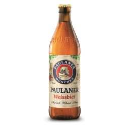 PAULANER HEFE WEISSBIER 50CL 3.9 - La Paulaner est une des Hefe Weissbier les plus connues. Brassée quasi exclusivement en baviè