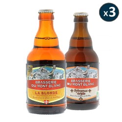BOX MONT BLANC BLONDE & SYLVANUS TRIPLE 2*3*33CL 23.5 - BOX MONT BLANC BLONDE &amp; TRIPLE 6*33CL