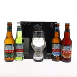 COFFRET MONT BLANC 4*33CL+ 1 VERRE COLLECTOR