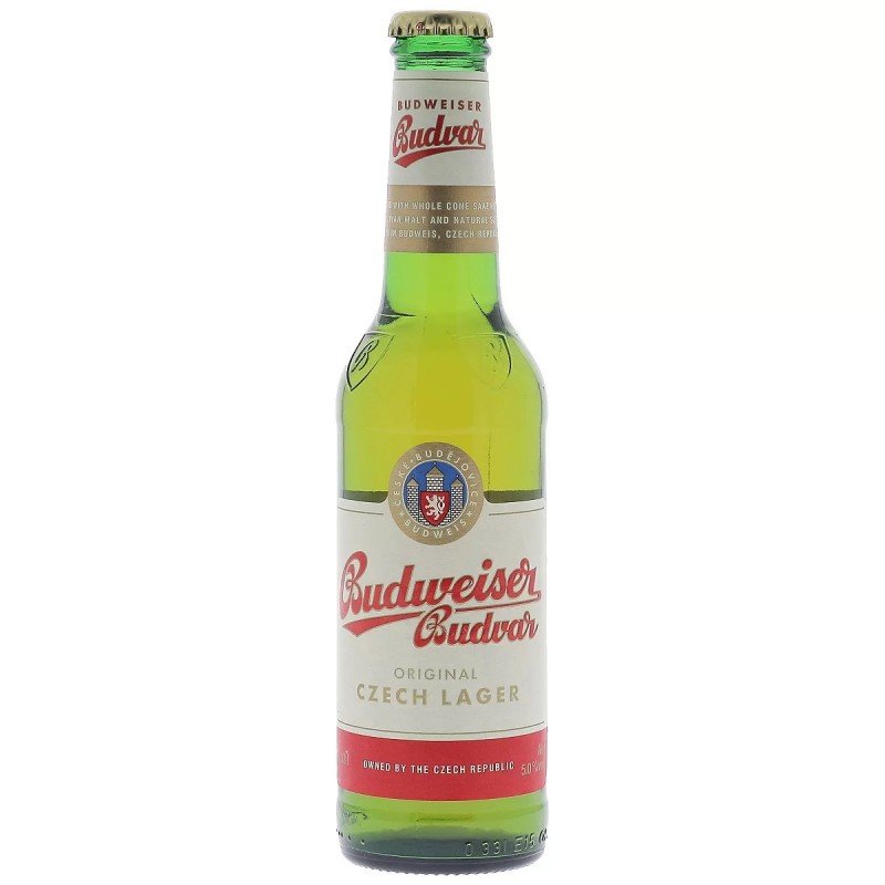 Bouteille de bière Budweiser Budvar Original 33 cl