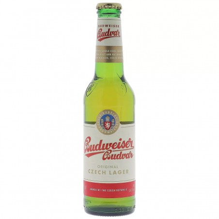 Bouteille de bière Budweiser Budvar Original 33 cl