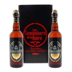 COFFRET SOMMELIER x MONASTERE - 2 BIERES BLONDES 75CL