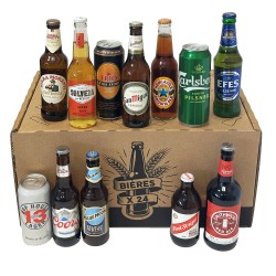 COFFRET 24 BIERES - 2*12 BIERES DU MONDE